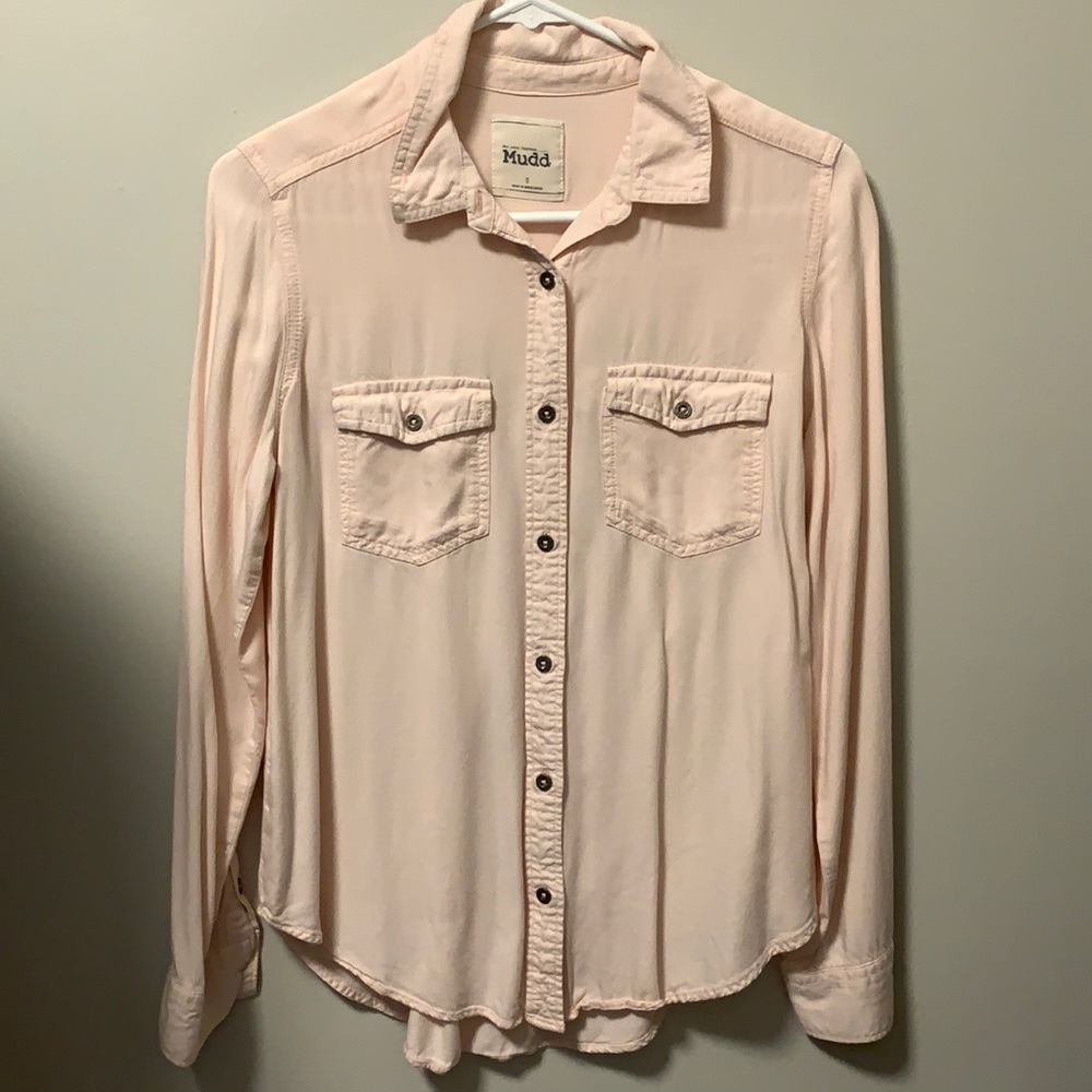 Pink button down